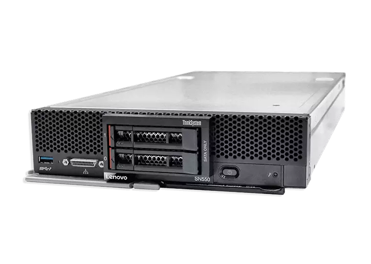 Сервер Lenovo ThinkSystem SN550 2x5220S 24x32Gb 2x300Gb 10K 2.5" SAS 530-4i 16G 2P (7X16S9FS00) 